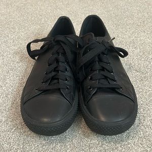 Skechers Work Non-Slip Black Sneakers - Size 9